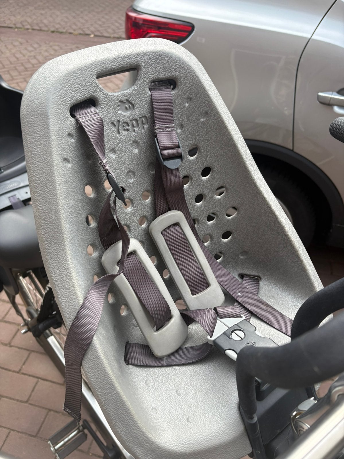 Yepp voorzitje met windscherm, Ophalen, Voorzitje, 0 t/m 13 kg, Gebruikt