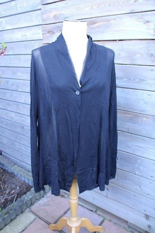 Vest zwart Gix mt 42 transparant Vaste prijs, Gix, Zwart, Maat 42/44 (L), Ophalen of Verzenden