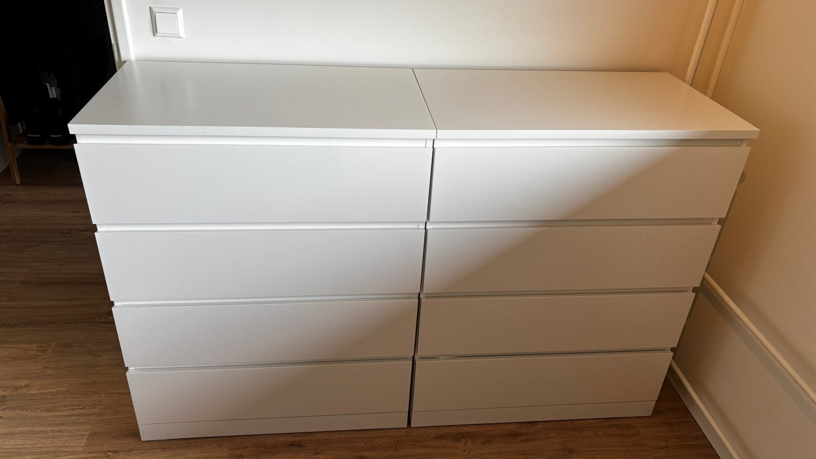 Ikea MALM chest 4 drawers, Ophalen, 50 tot 100 cm, Zo goed als nieuw, 3 of 4 laden