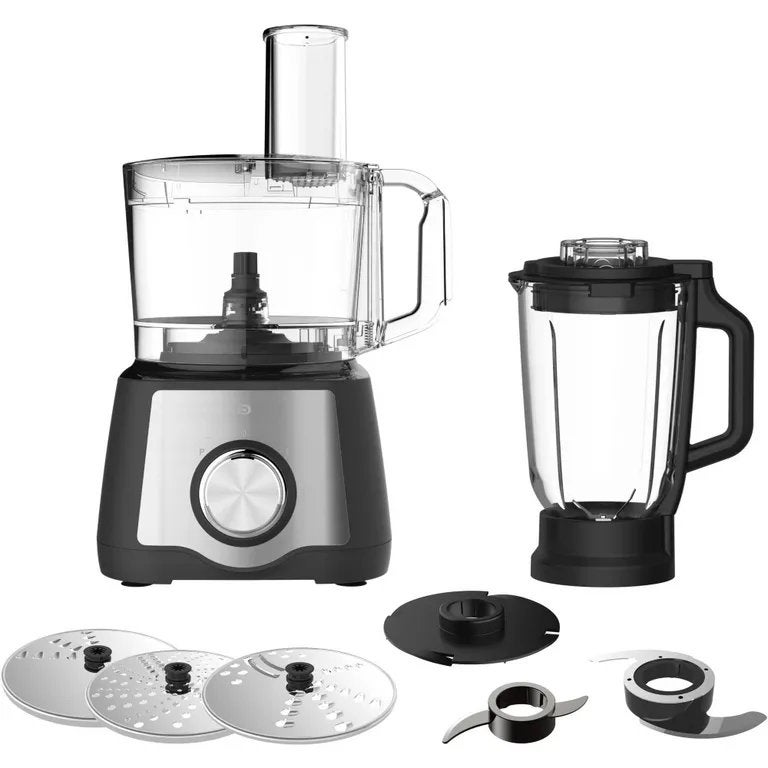 Essentiel-B Foodprocessor ERM3 - Veelzijdig & Krachtig, Witgoed en Apparatuur, Keukenmixers, Gebruikt, 1 tot 2 liter, 2 snelheden