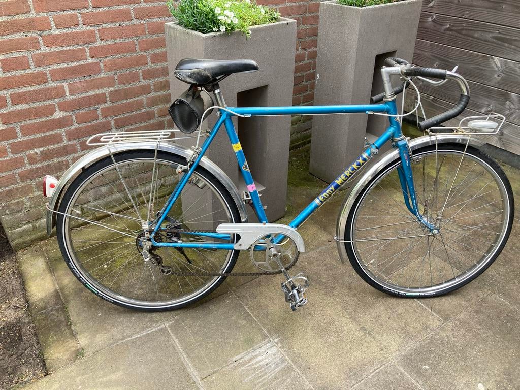 Vintage Eddy Merckx Racefiets / Tourfiets - Jaren '70, Gebruikt, Staal, 53 tot 57 cm, Ophalen