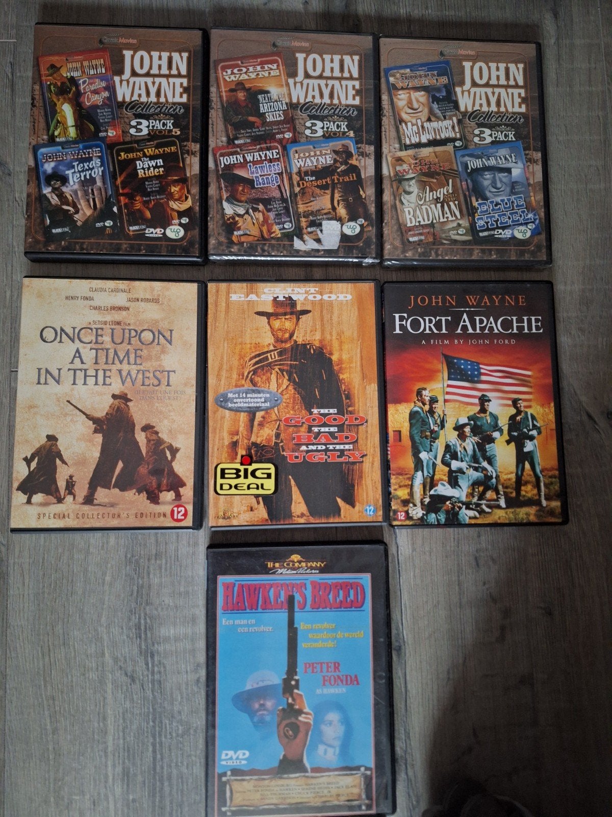 Grote collectie Western films (DVD), Vanaf 12 jaar, Ophalen of Verzenden, Gebruikt, Overige genres