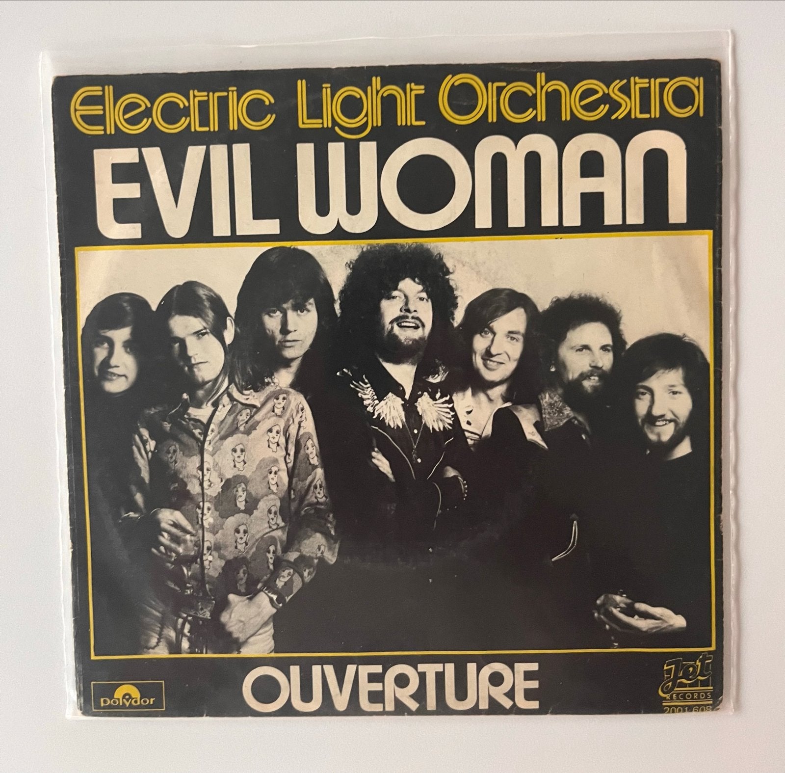Electric Light Orchestra - Evil Woman / Overture (Vinyl Sing, Gebruikt, 7 inch, Ophalen of Verzenden, Pop