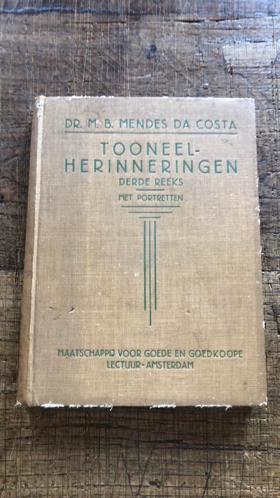 Tooneel-herinneringen 1929, Ophalen of Verzenden