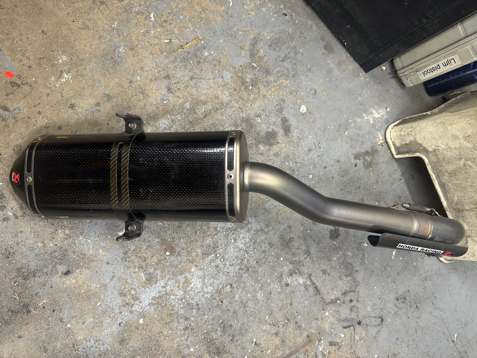 Akrapovic Link Pijp Honda CBR1000RR (2004-2007), Ophalen, Gebruikt