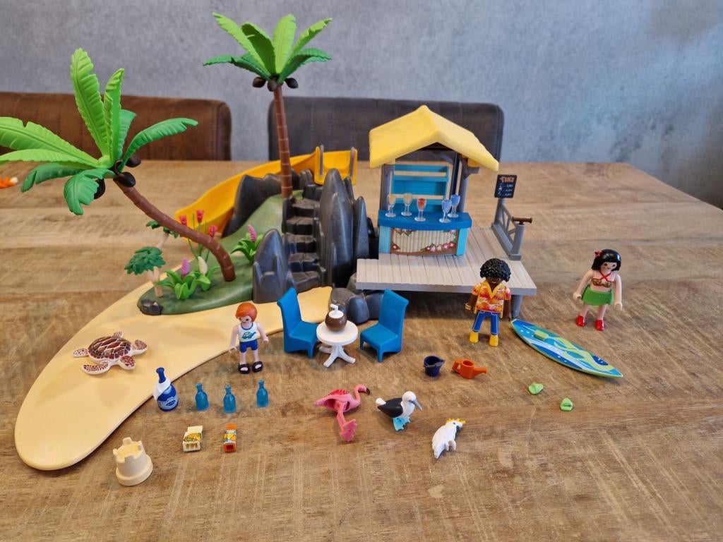 Playmobil  Vakantie-eiland met strandbar - 6979, Kinderen en Baby's, Speelgoed | Playmobil, Ophalen of Verzenden, Zo goed als nieuw