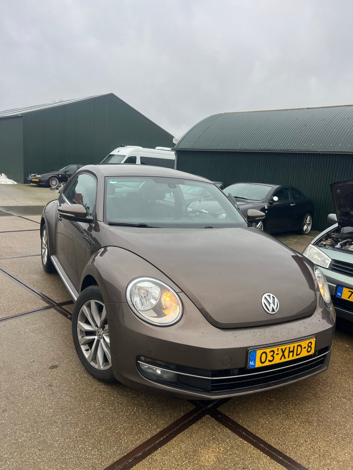 Volkswagen Beetle (Kever) 1.2 TSI 77KW BMT 2012 Bruin, Auto's, Volkswagen, Voorwielaandrijving, Beetle (Kever), 4 cilinders, Bruin