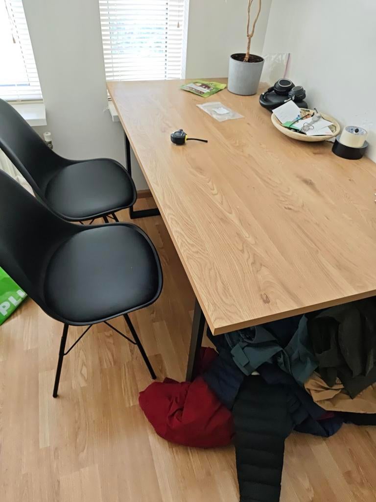 Eettafel 160x90cm incl. 2 stoelen, Ophalen
