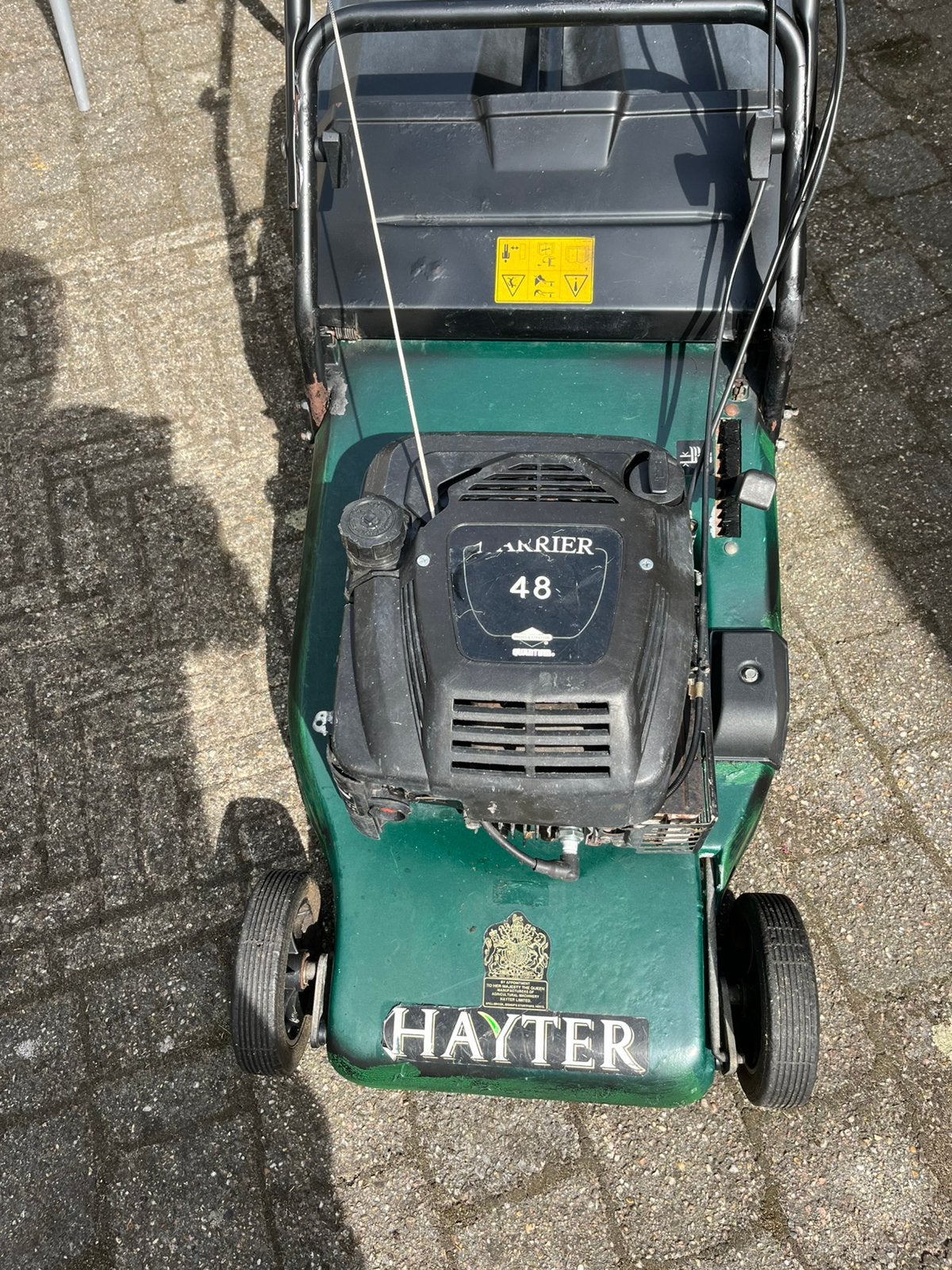 Hayter walsaandrijving nieuwstaat, Ophalen, Cirkelmaaier, Versnellingen, Benzine-grasmaaier