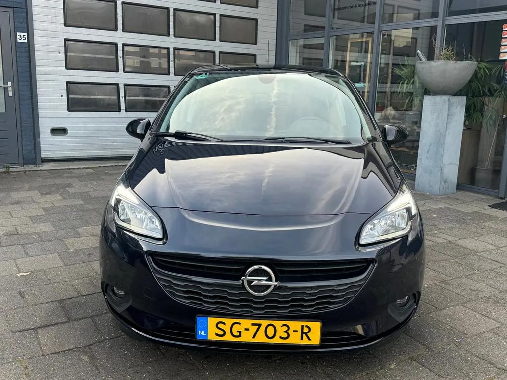 Opel Corsa 1.0 Turbo Online Edition | Airco | C € 7.395,00, Gebruikt, Lichtsensor, Blauw, 49 €/maand