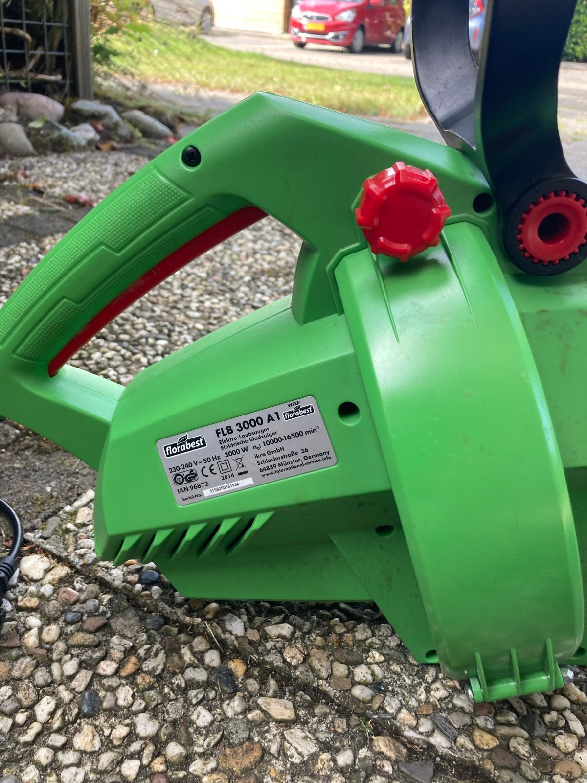 Florabest Bladblazer FLB 3000 A1 - 3-in-1 met zuigfunctie, Tuin en Terras, Ophalen, Handgedragen, Zo goed als nieuw, Met opvangzak