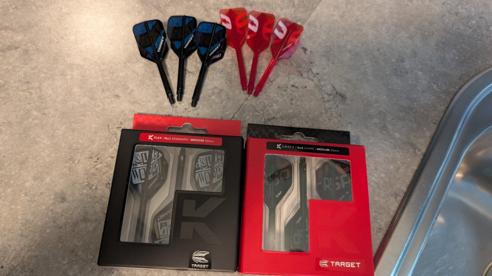Nieuwe k flex flights shafts, Ophalen of Verzenden, Nieuw, Flights