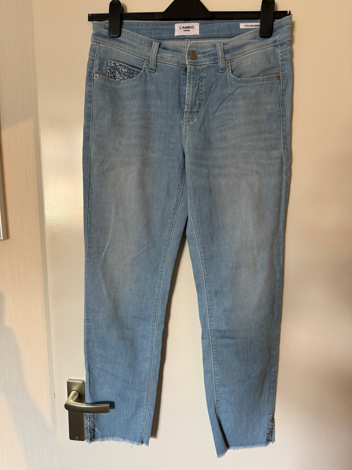 Cambio Jeans Piper short - D38, Ophalen of Verzenden, Zo goed als nieuw, Blauw, W30 - W32 (confectie 38/40)