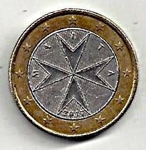 1 euro Malta 2017 - mooi exemplaar, Postzegels en Munten, Munten | Europa | Euromunten, Ophalen of Verzenden, Malta, 1 euro, Losse munt