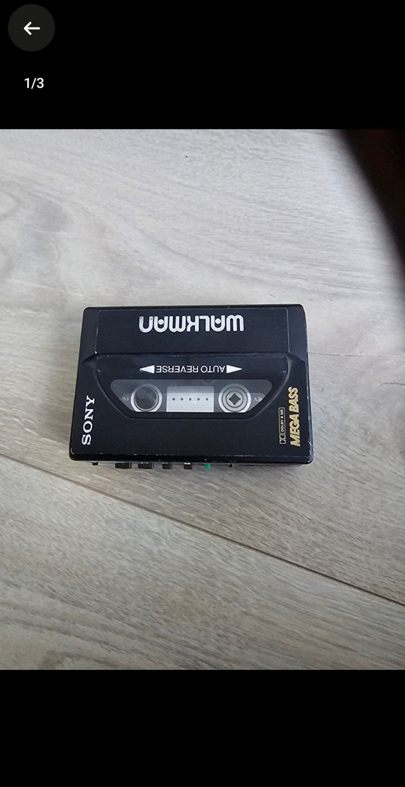 Sony Walkman - Spoeltje ontbreekt, draait wel, Audio, Tv en Foto, Walkmans, Discmans en Minidiscspelers, Ophalen of Verzenden