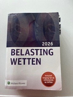 Belastingwetten 2026 - Wolters Kluwer, Boeken, Ophalen of Verzenden, Beta, Zo goed als nieuw, WO