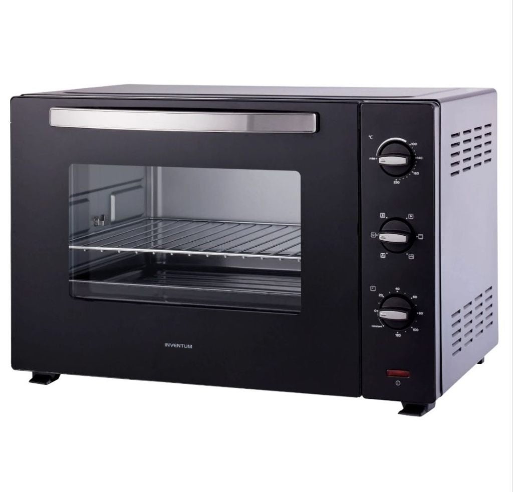 Te koop: vrijwel nieuwe Inventum OV607B Heteluchtoven, Ophalen, Minder dan 45 cm, Hete lucht, Inventum