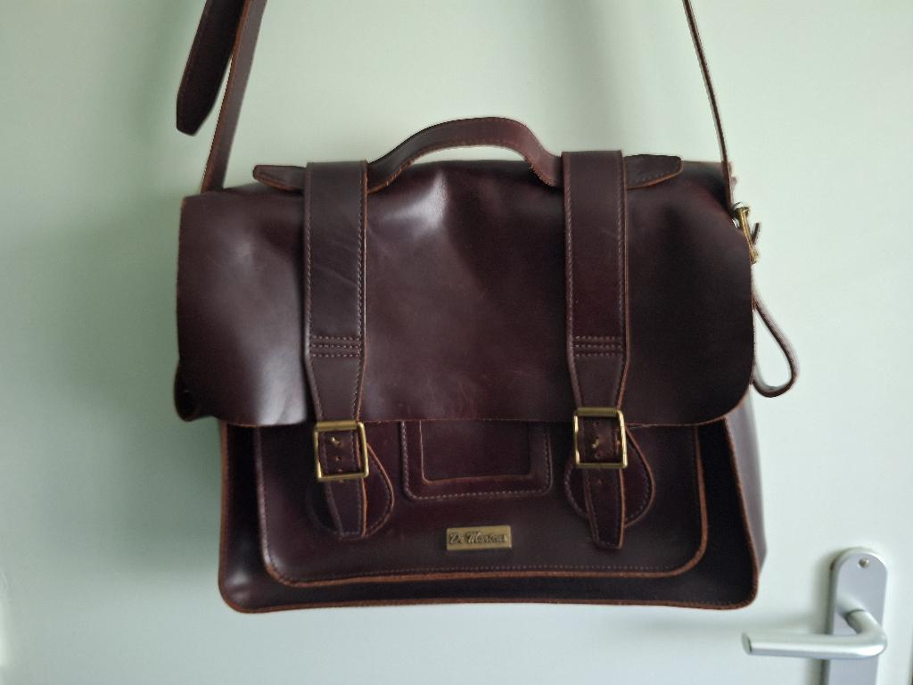 Leren Dr. Martens tas, Ophalen, Gebruikt, Bruin, Schoudertasje