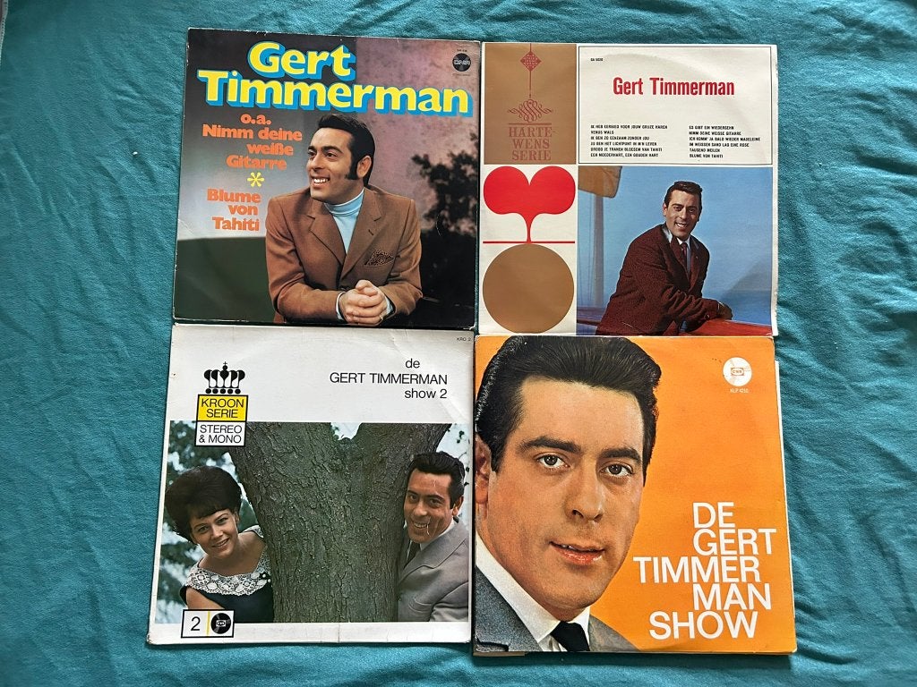4 LP's Gert Timmerman (ook per stuk te koop), Ophalen of Verzenden, Gebruikt, 12 inch, Cabaret of Kleinkunst