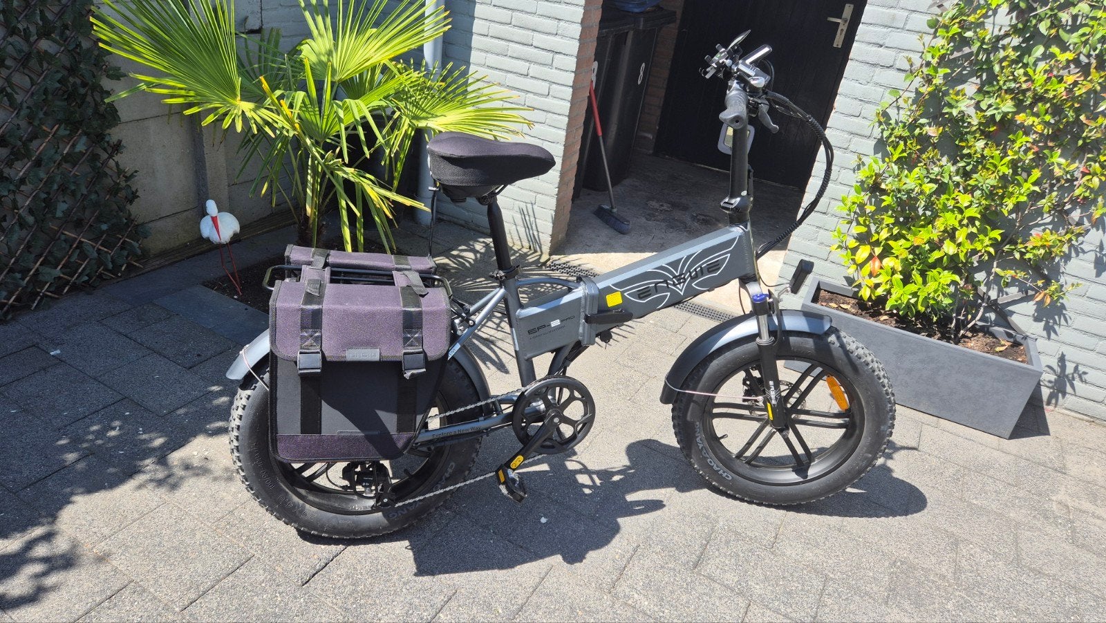ENGWE EP-2 Pro elektrische vouwfiets / fatbike - Grijs, Ophalen of Verzenden, Overige merken
