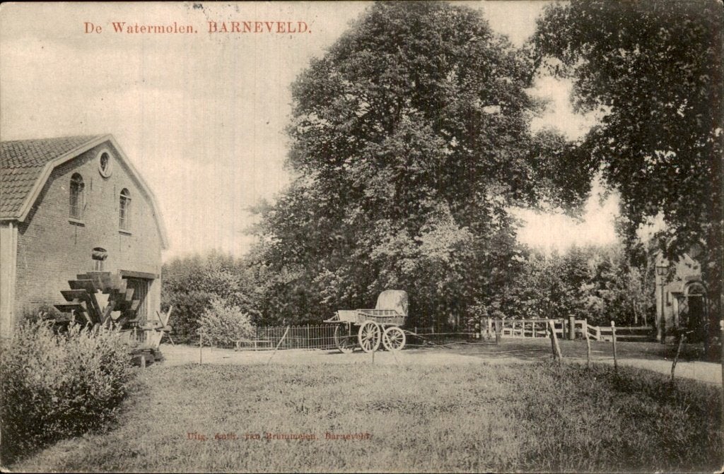 Barneveld - Watermolen - De Watermolen, Ophalen of Verzenden, Voor 1920, Gelopen, Gelderland
