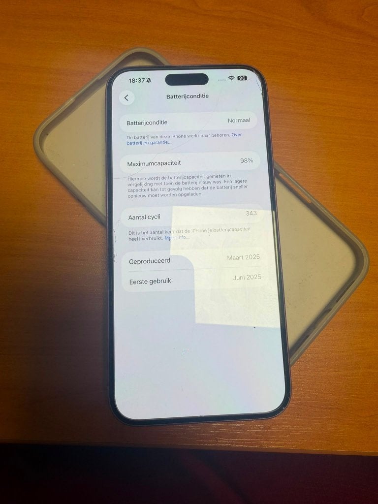 iPhone 16 Plus Roze 128GB, Telecommunicatie, Mobiele telefoons | Apple iPhone, Ophalen, IPhone 16 Plus, 98 %, Zonder abonnement