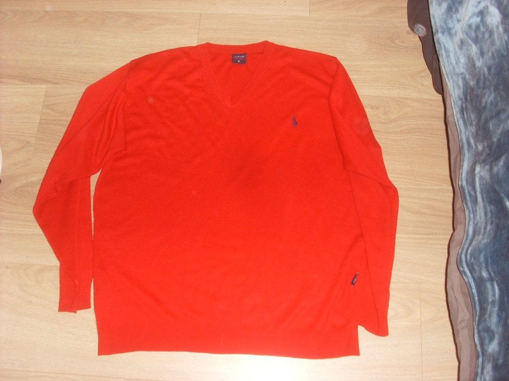 ralph lauren trui XL rood, Verzenden, Zo goed als nieuw, Maat 56/58 (XL), Rood
