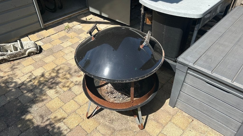 Weber vuurkorf, Ophalen, Gebruikt, Vuurkorf