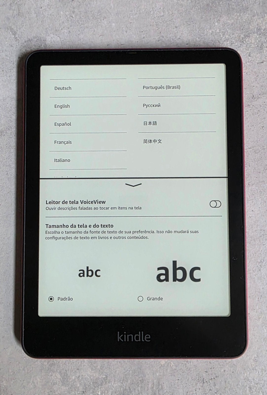 Amazon Kindle signature edition E-reader-framboos rood, Computers en Software, Amazon Kindle, Ophalen of Verzenden, Zo goed als nieuw