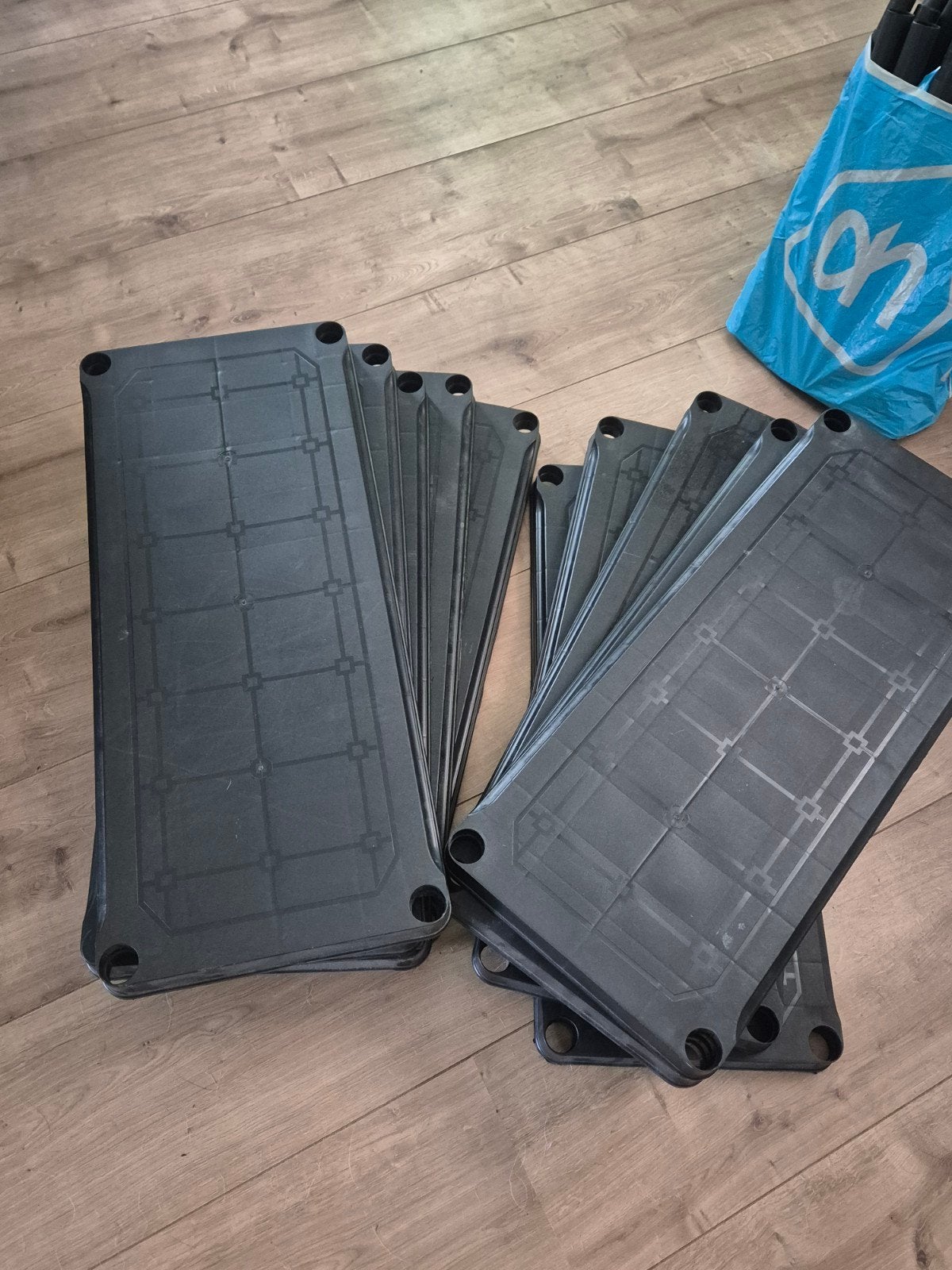 Stellingkast met 10 planken, Ophalen