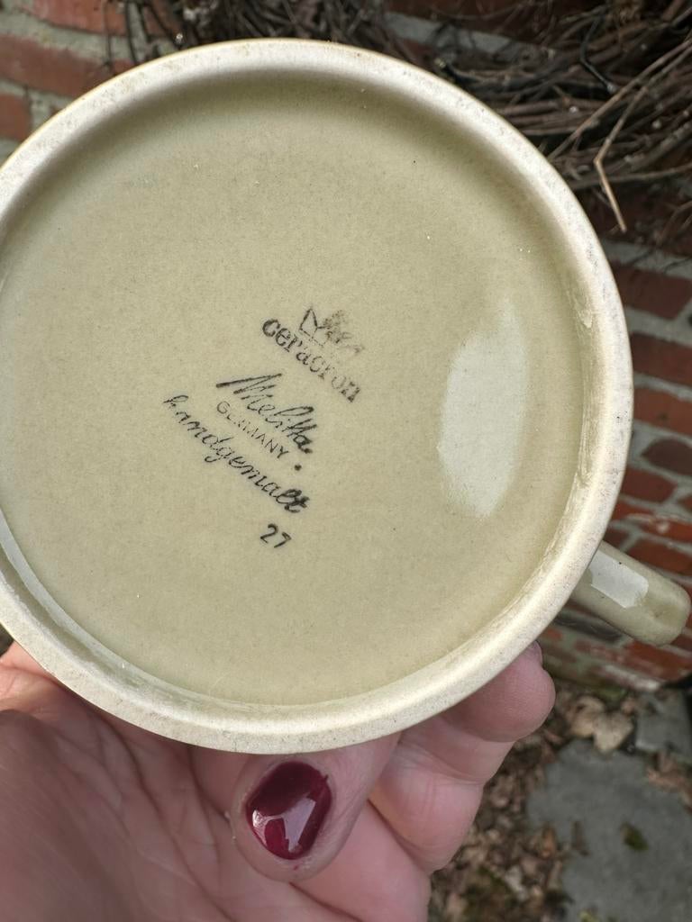 Melitta koffie kopjes vintage, Ophalen of Verzenden