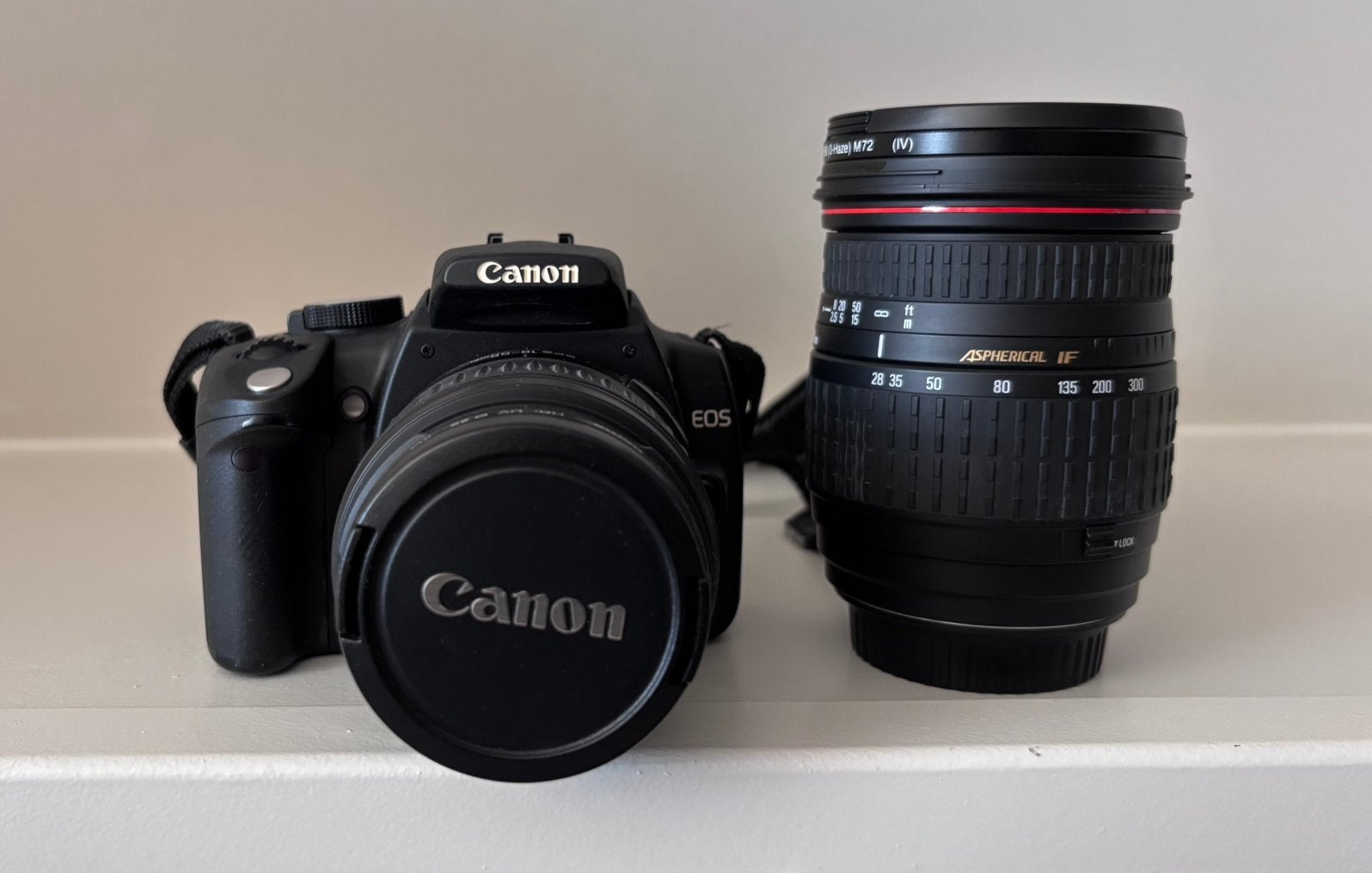 Canon EOS 350D + 2 lenzen, flitser, tas | Complete set, 8 megapixels, Ingebouwde flitser, Gebruikt, Spiegelreflex