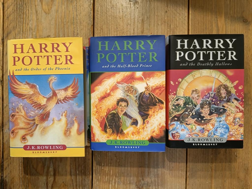 3 Engelse Harry Potter boeken. Hardcover., Ophalen of Verzenden
