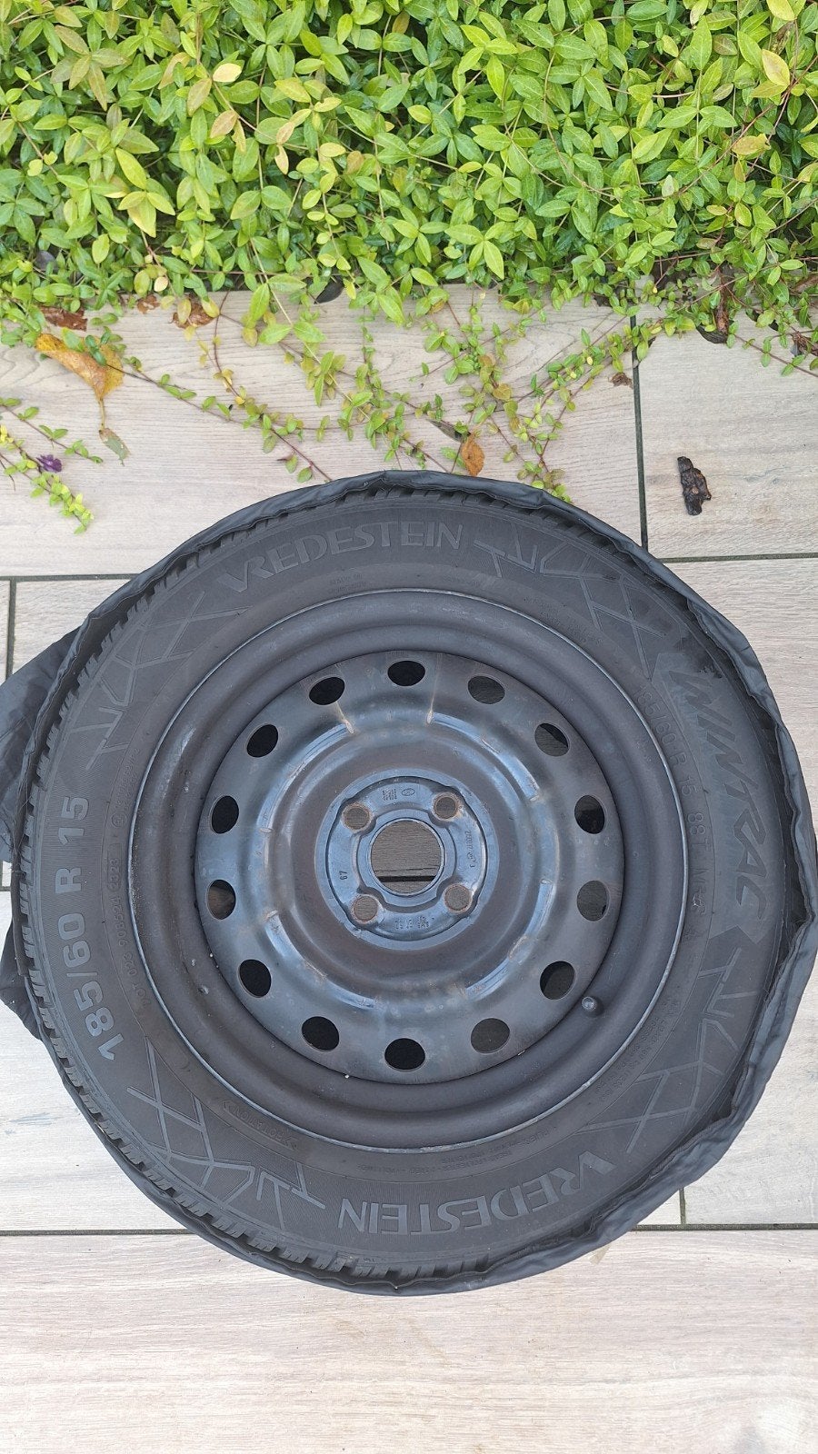 Hyundai I20 (2017), 185/60 R15 88T M+S Winterbandenset, Auto-onderdelen, Ophalen, Gebruikt, 15 inch, Banden en Velgen