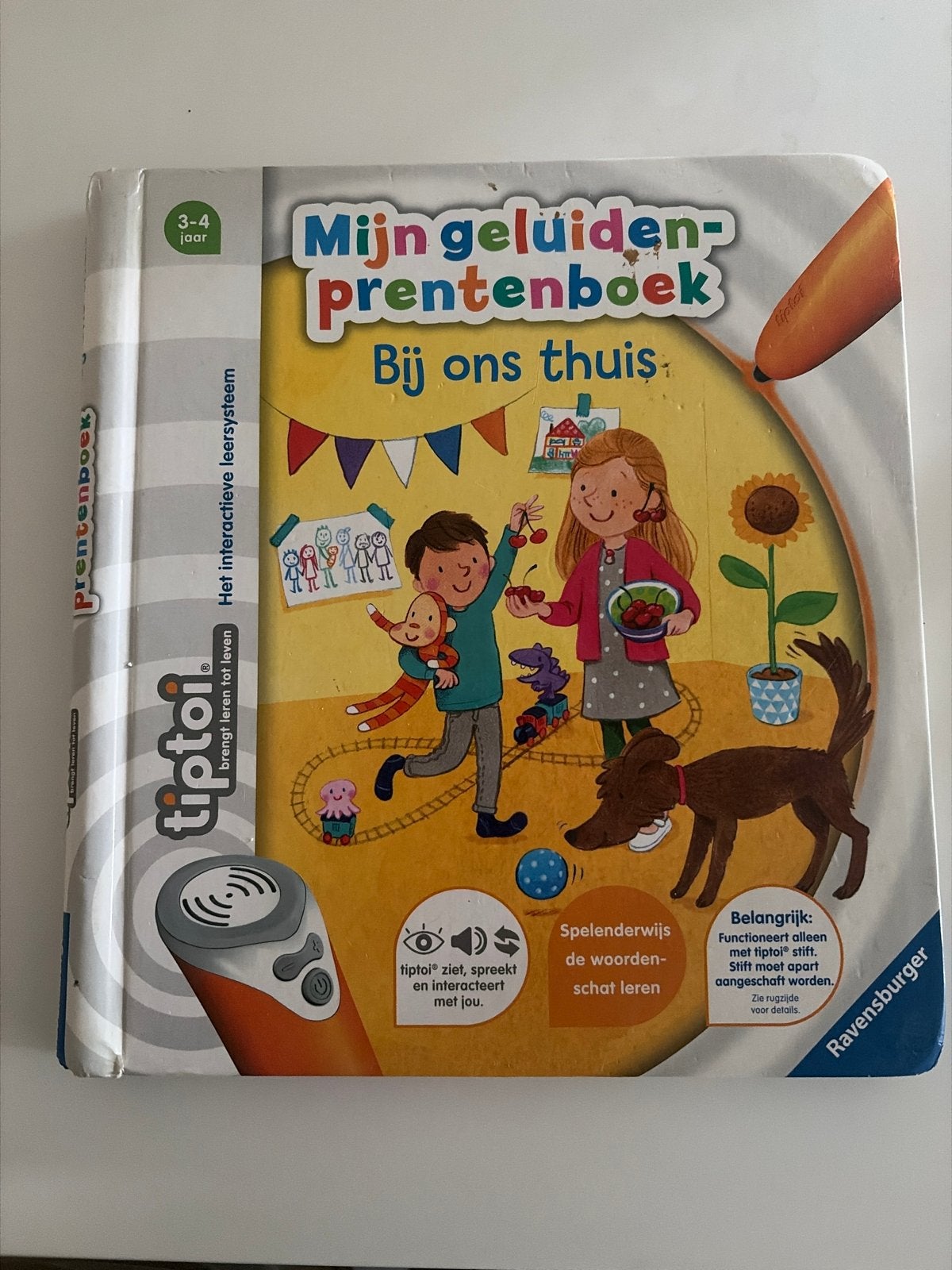 Tiptoi Mijn Geluiden Prentenboek: Bij ons thuis, Ophalen, Zo goed als nieuw, Uitklap-, Voel- of Ontdekboek, 3 tot 4 jaar