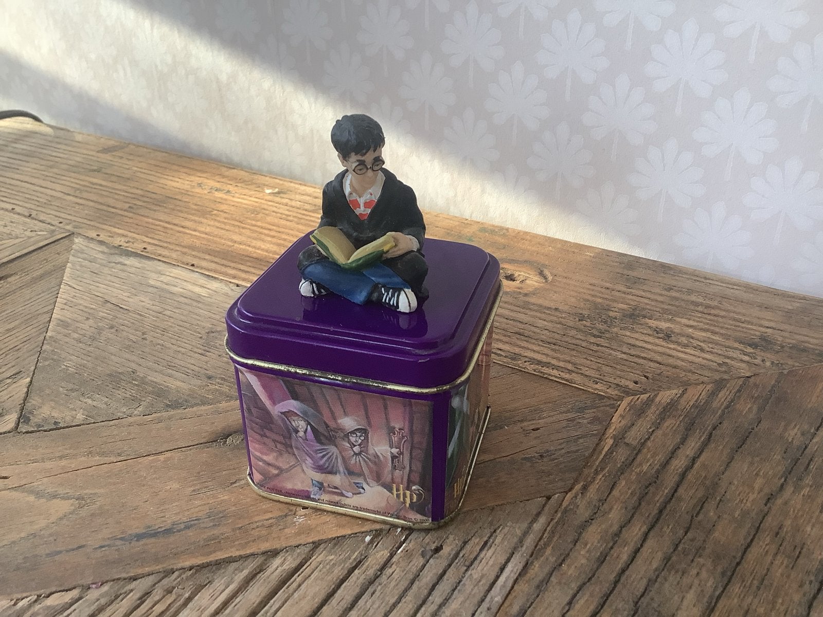 Harry Potter blikje met figuur - Marks & Spencer 2001, Ophalen of Verzenden, Gebruikt, Gebruiksvoorwerp
