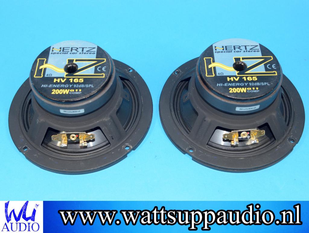 Hertz HV165 6.5'' midrange speakers 165mm /16.5cm, Gebruikt, ., Ophalen of Verzenden, .