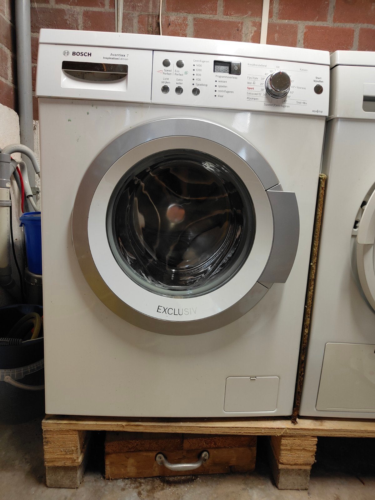 Koopje! Bosch Avantixx 7 Wasmachine - Zeer Nette Staat., Ophalen, Gebruikt, Wolwasprogramma, Voorlader