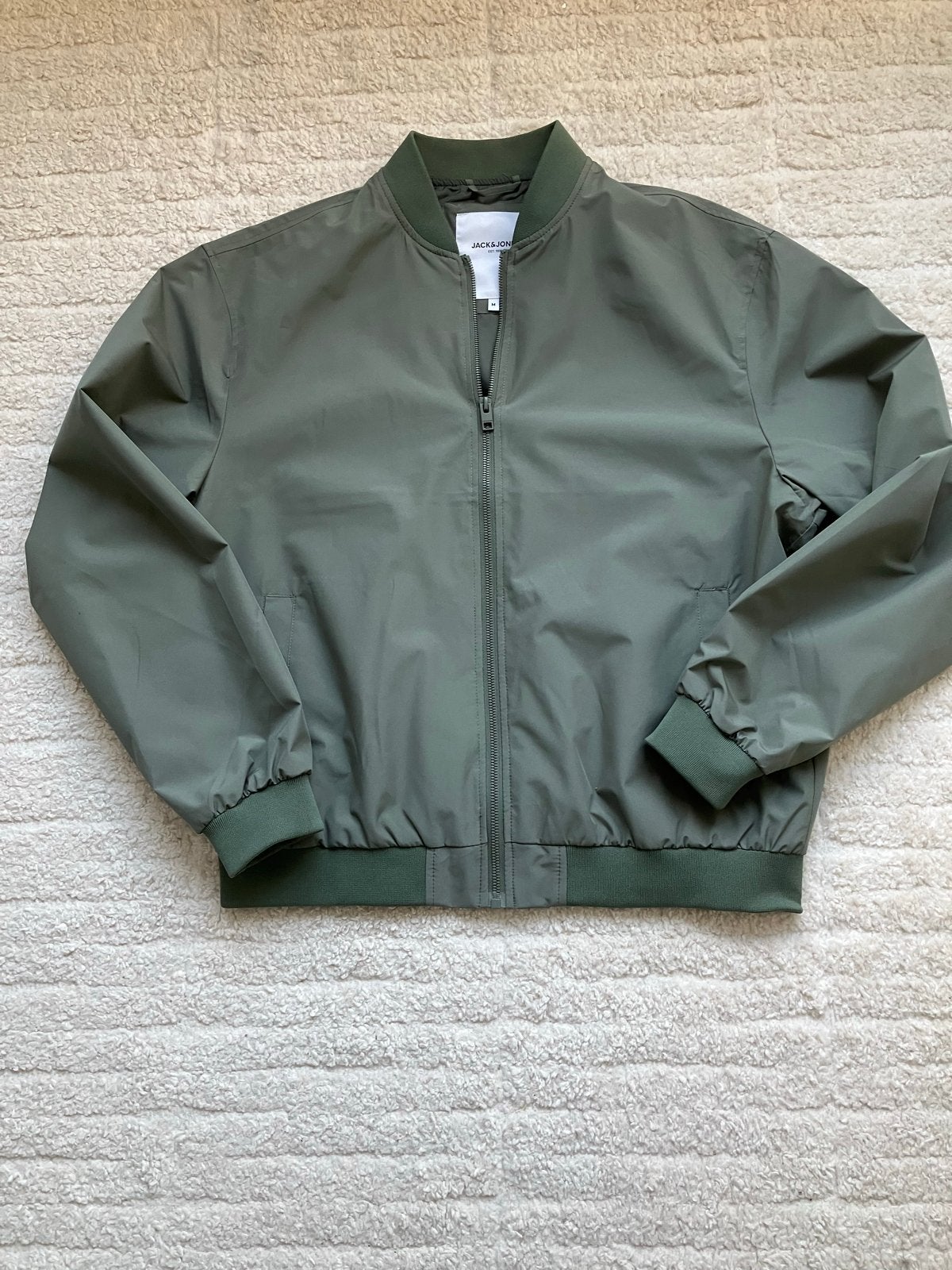 Jack & Jones sportief zomerjas heren maat M, Ophalen, Zo goed als nieuw, Maat 48/50 (M), Groen