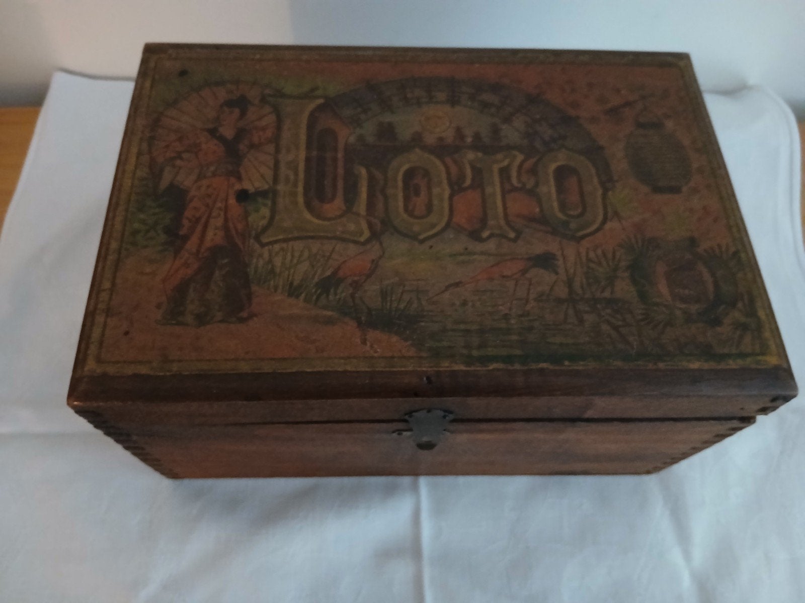 Vintage Loto Bingo compleet, Ophalen of Verzenden, Gebruikt