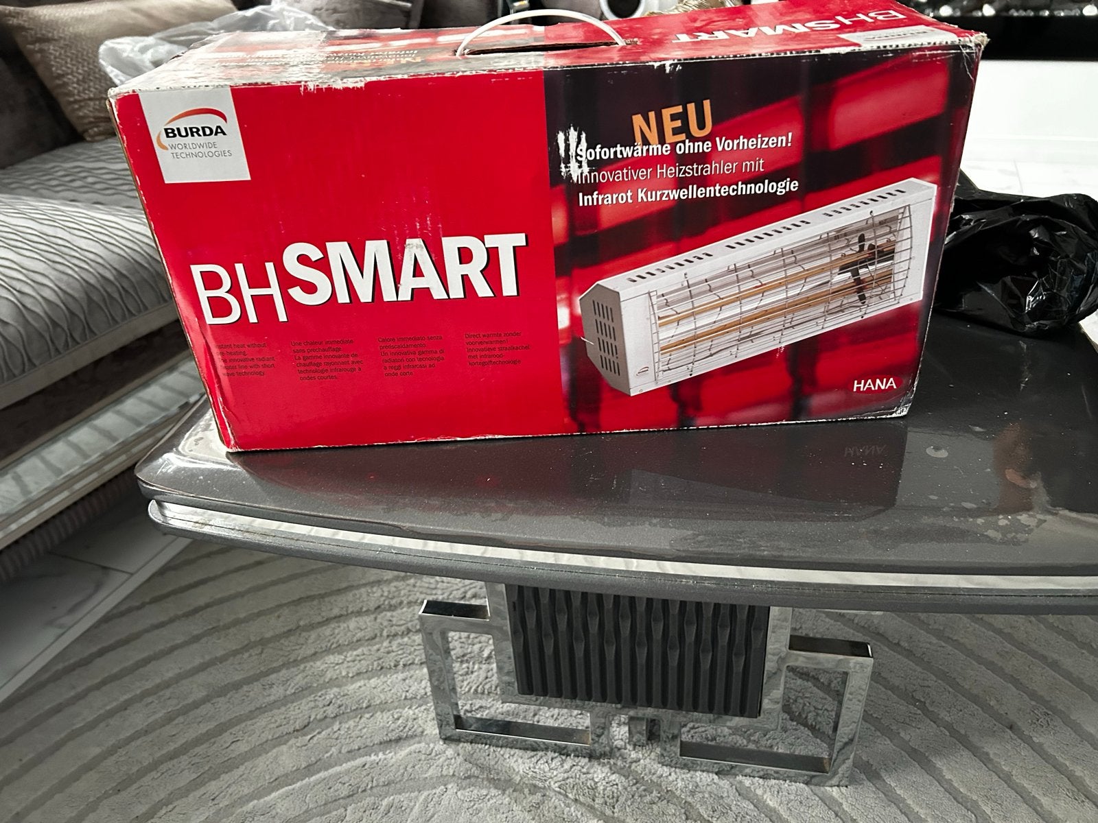 Burda BH Smart Infrarood Heater - Nieuw in doos, Doe-het-zelf en Verbouw, Verwarming en Radiatoren, Nieuw, Kachel, 800 watt of meer