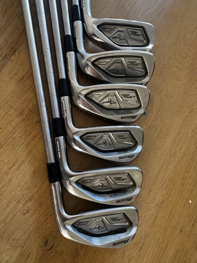 Mizuno JPX850 ijzerset (4-7, 9-PW), KBS c-taper light, +1 in, Sport en Fitness, Golf, Ophalen of Verzenden, Gebruikt, Set, Mizuno