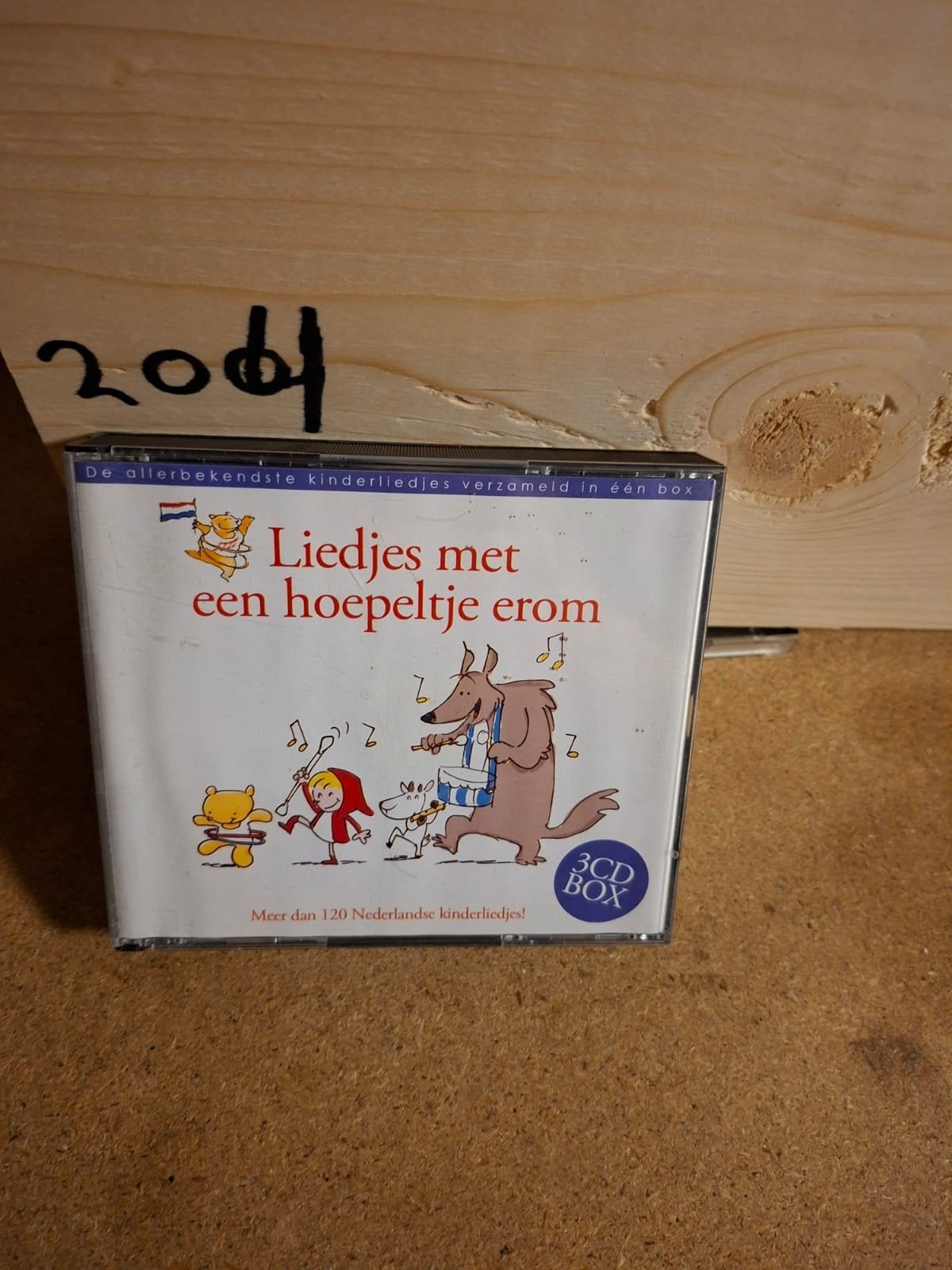 Liedjes met een hoepeltje erom - 3CD Box Kinderliedjes, Cd's en Dvd's, Gebruikt, Ophalen of Verzenden, Muziek, Boxset