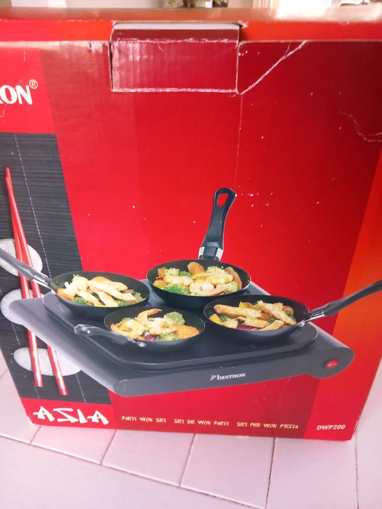 Bestron Wokset Nieuw - Party Wok voor 4 Personen, Ophalen of Verzenden, Nieuw