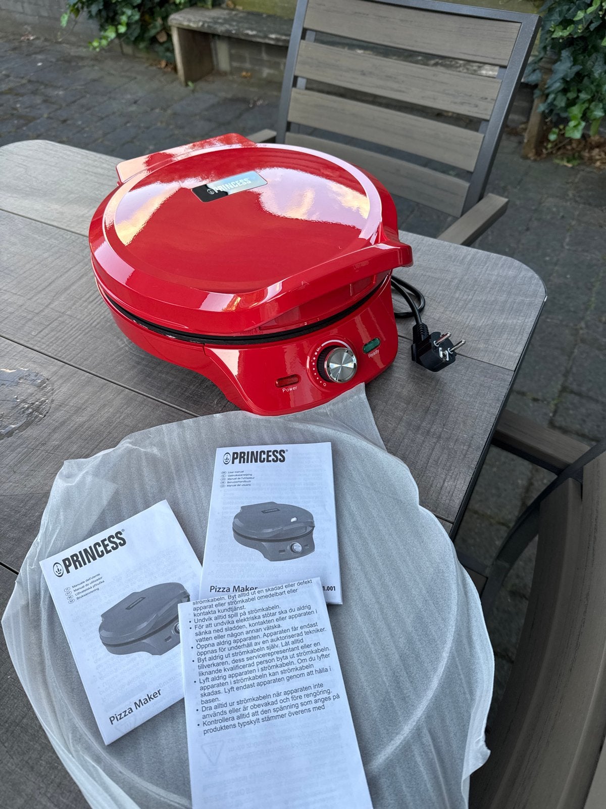 Princess Pizza Maker en Grill - Nieuw in doos, Ophalen, Nieuw