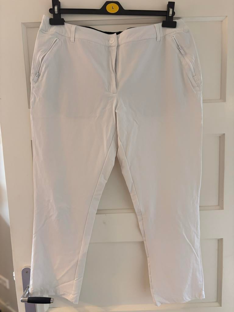 Calvin Klein Dames Golfbroek - Zo goed als nieuw, Kleding | Dames, Wit, Maat 42/44 (L), Ophalen of Verzenden, Zo goed als nieuw