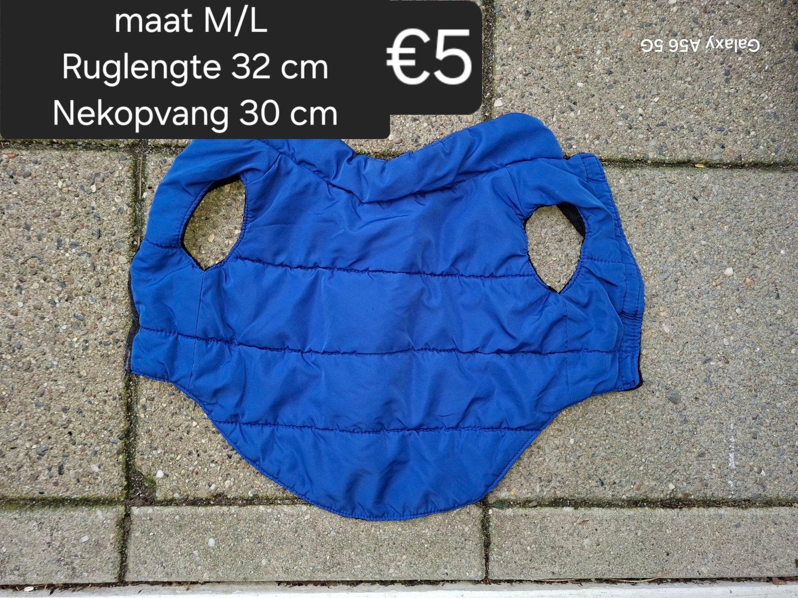 Honden jasje maat m/L, Ophalen of Verzenden, Zo goed als nieuw, Hondenjas