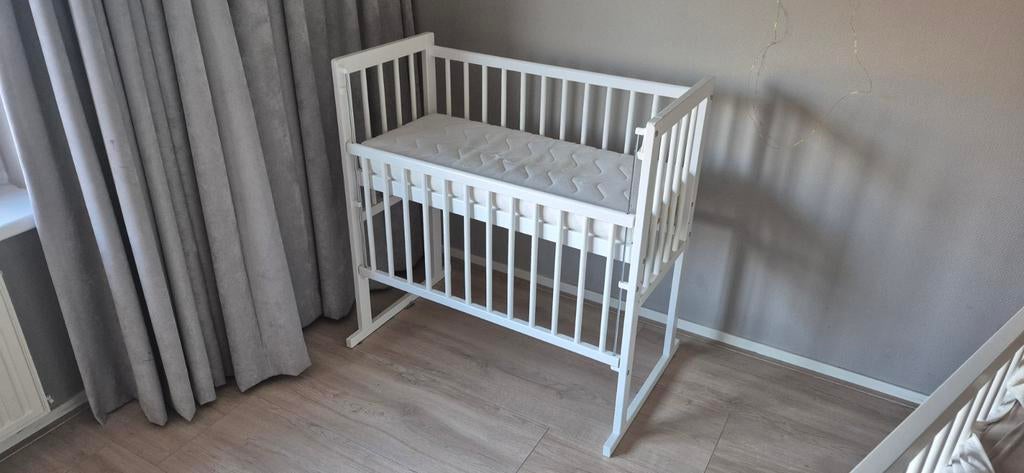 Petit Amélie co-sleeper wit met matras., Ophalen, Gebruikt, Wieg