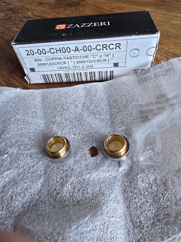 Zazzeri 800 Indicatieplaatjes C/H (Chroom/Porselein), Wit, Overige typen, Nieuw, Ophalen of Verzenden