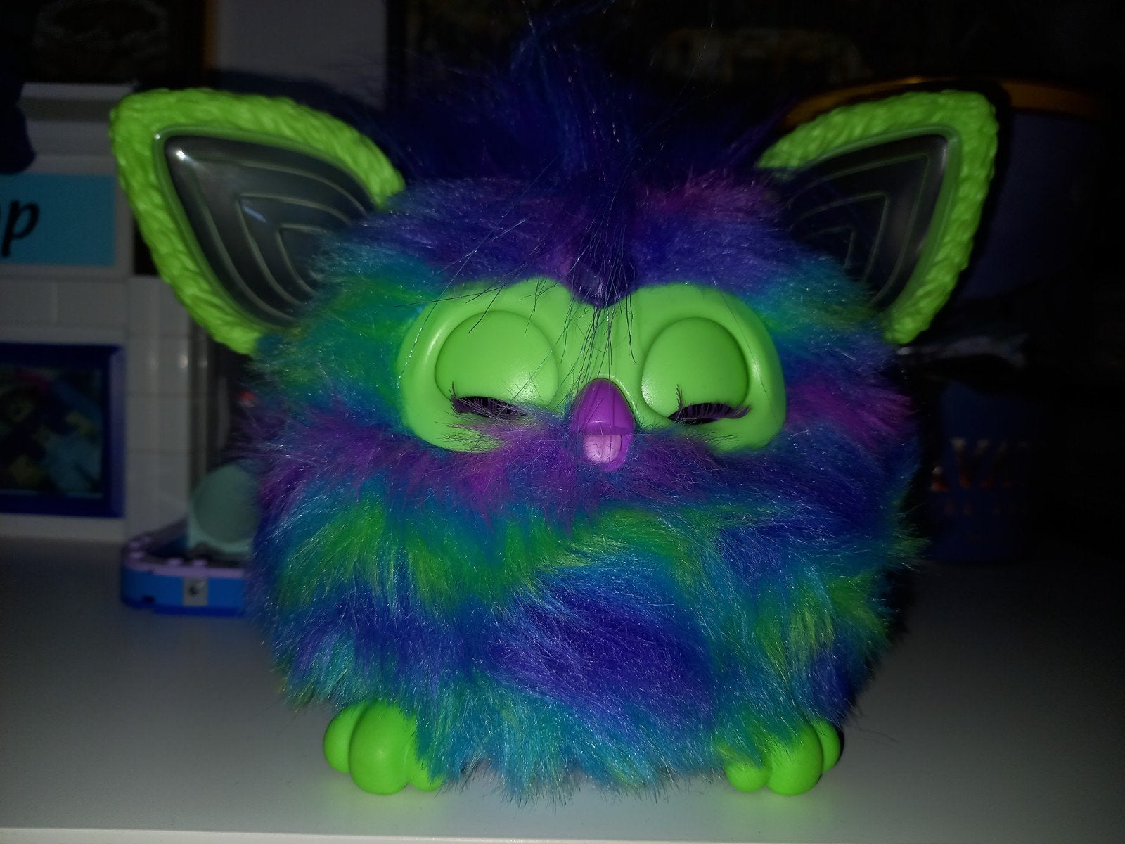 Furby Connect paars/blauw/groen interactief speelgoed, Ophalen, Gebruikt, Jongen of Meisje